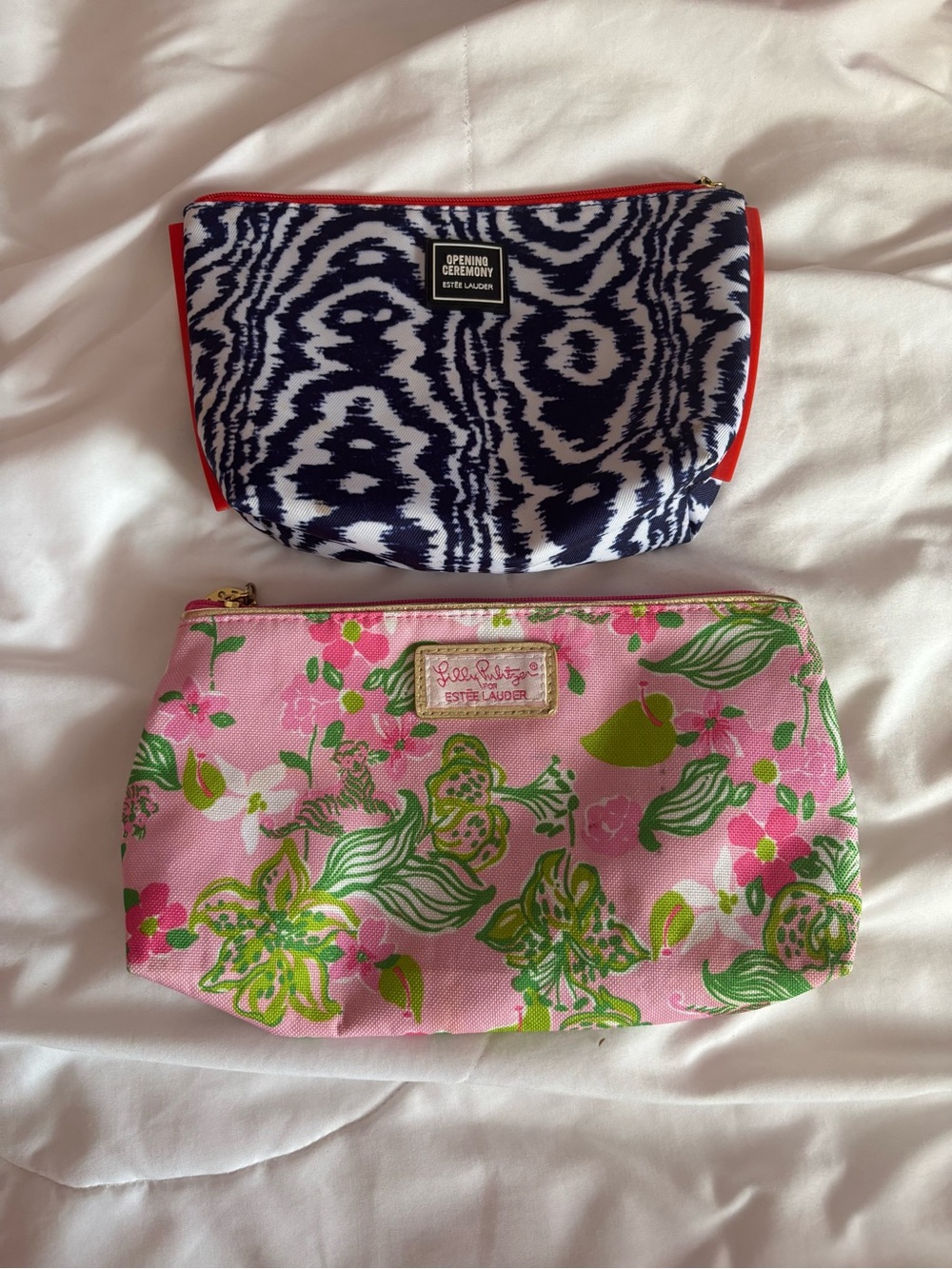 Estée Lauder Makeup Bag Set of two Lily Pulitzer and Opening Ceremony